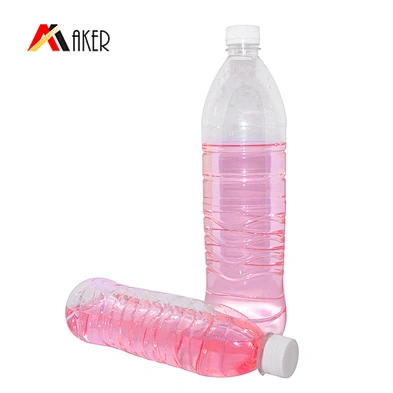 Wholesale 500ml 1000ml PET plastic bpa free clear beverage disposable water bottle