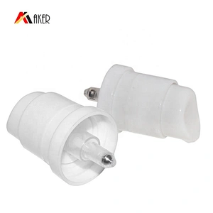 Factory empty 10ml pp plastic cosmetic airless pump lotion bottle with plastic airless pump