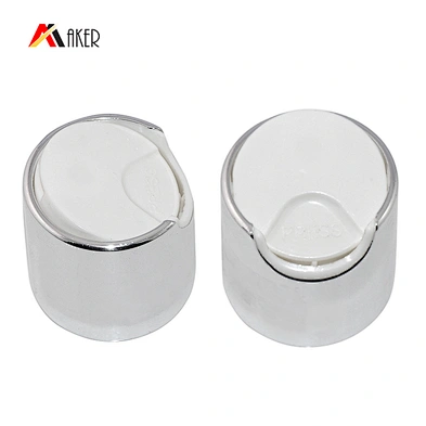 28/410 Silver Aluminum Bottle Disc Caps For Cosmetic plastic bottle
