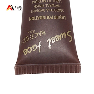 25ml Soft touch cosmetic BB cream liquid foundation tube packaging with screw cap