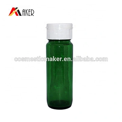 China wholesale 800ml big capacity green round glass wine bottle for plum wine with flip top cap