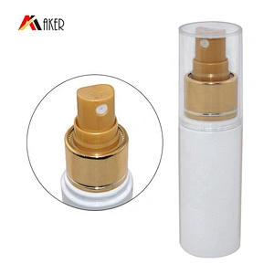 China manufacturers 24mm aluminium covered gold fine mist sprayer 24/410