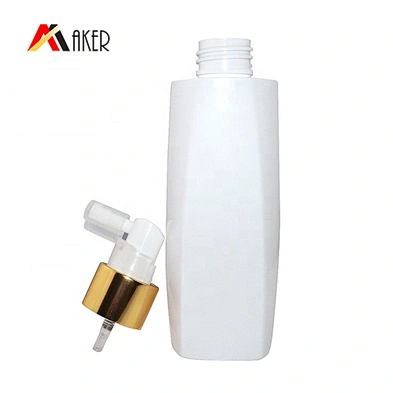 China factory supplier unique shape white pump 50ml small pet plastic shampoo bottle travel shampoo bottle