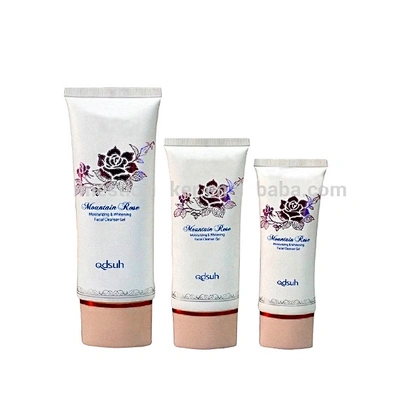 China manufacturer 200ml white oval plastic packaging tube empty cosmetic tube with cap