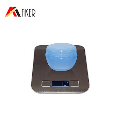 Small MOQ 10ml blue oval single wall plastic cosmetic lip balm pp plastic jar with screw cap