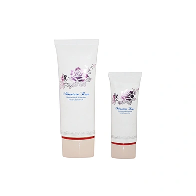 China manufacturer 200ml white oval plastic packaging tube empty cosmetic tube with cap