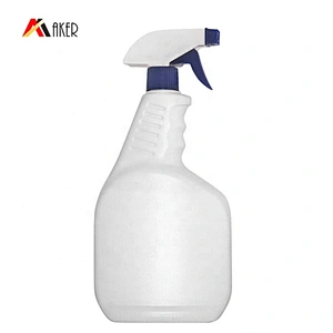 Factory supply wholesale price empty white 1000ml plastic HDPE trigger spray bottle