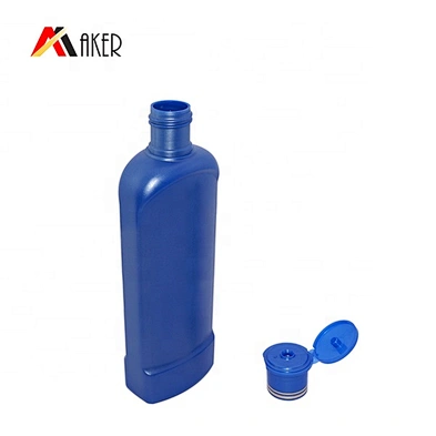 Factory supply 250ml HDPE plastic cosmetic shampoo bottle packaging with plastic flip top cap