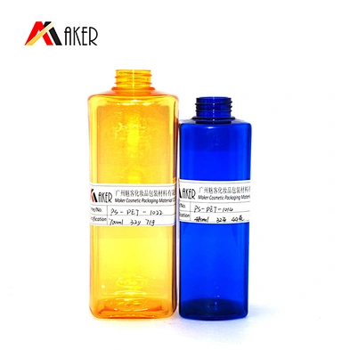 Private mould 700ml Square Clear Semi-transparent Plastic PET Bottle