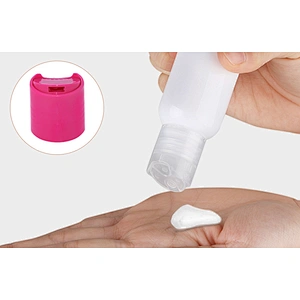 China factory supply wholesale price pink 24/410 plastic shampoo disc top cap