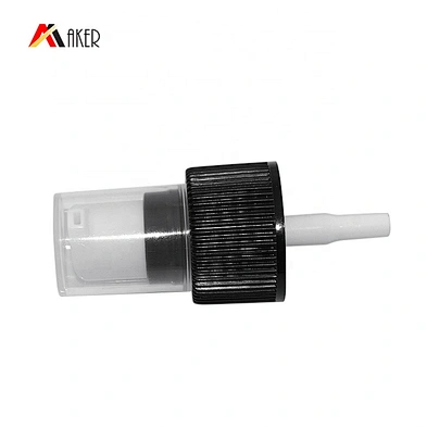 Factory 24/410 black plastic cream pump treatment pump with plastic half cover