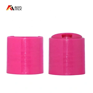 China factory supply wholesale price pink 24/410 plastic shampoo disc top cap