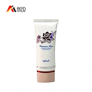 40mm skin care tubes cream oval cosmetic tube packaging with hot stamping