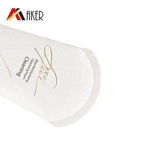Concise design 120ml pure white LDPE plastic cosmetic hand cream tube body cream tube packaging with plastic flip top cap