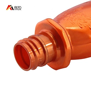 Factory supply new design mini 90ml PET plastic travel shampoo bottle packaging