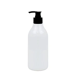 White 480ml Plastic PET Boston Round Hand Sanitizer Biodegradable Lotion Bottle