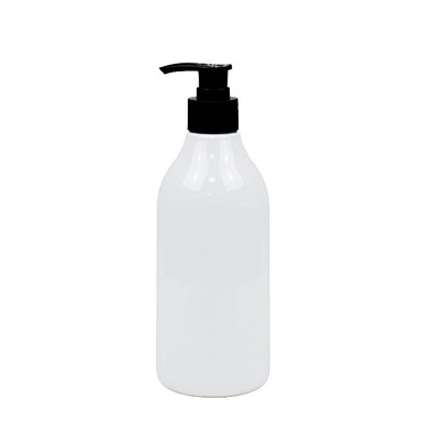 White 480ml Plastic PET Boston Round Hand Sanitizer Biodegradable Lotion Bottle
