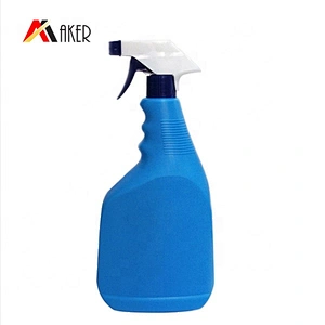 Factory price custom design 1000ml PE blue plastic trigger spray bottle