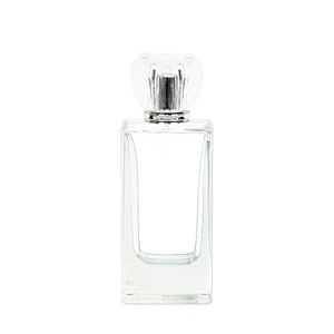 empty glass perfume bottle bouteille parfum 100ml 3oz personalised French perfume packaging mist spray bottle