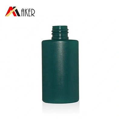 Hot sale empty green 50ml HDPE plastic cosmetic hand cream bottle squeeze lotion bottle with plastic flip top cap