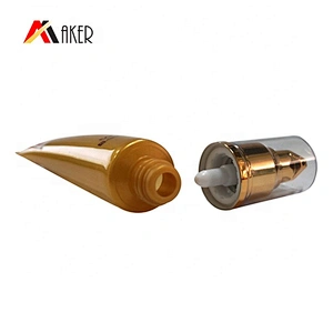 Empty Cosmetic Airless Pump Tube for Eye Cream BB Cream Packaging