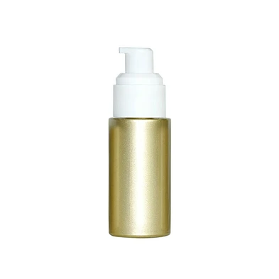 luxury custom glass bottle packaging printing gold 40ml skin care cream pump lotion personal care glass bottle
