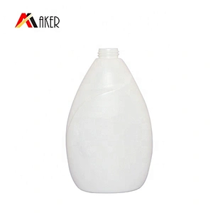 Big capacity white 1L HDPE plastic empty plastic bottle for detergent