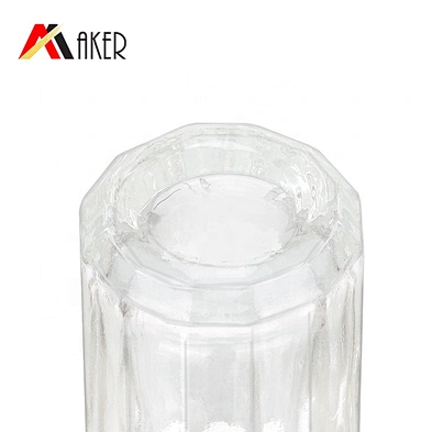 Wholesale 10ml empty clear deodorant perfume glass roll on bottle with glass roller ball