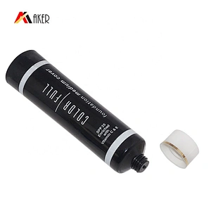 Factory price round 100ml black color liquid foundation bb cream cosmetic packaging tube with screw cap