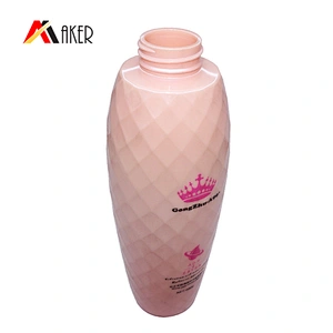 2020 New wholesale price pink PET plastic empty shampoo bottle 450ml with pump