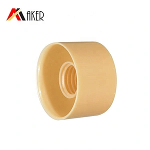 Hot sale customized round 70ml cosmetic LDPE plastic empty hand cream tube packaging with screw lid