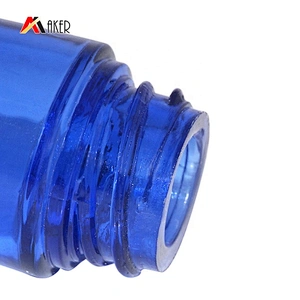 Cosmetic Lotion Cream Bottle PETG Plastic Hot Selling Empty Round Blue 20ml Screen Printing Provided Beauty Packaging