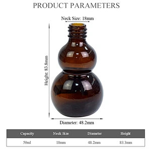 wholesale 10ml 20ml 50ml 100ml amber glass bottle personal care packaging amber dropper essential oil bottle