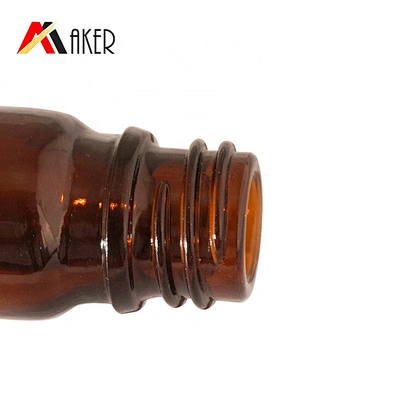China supplier 5ml amber mini vial small glass container essential oil bottle