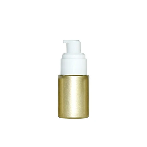 luxury custom 20ml gold glass personal care packaging skin care lotion cream lotion pump glass bottle