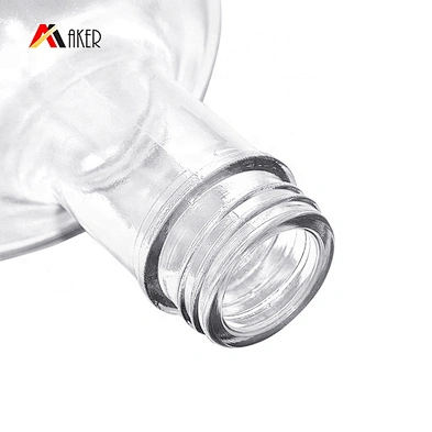 New design wholesale price clear empty 700ml liquor glass bottle with aluminum screw cap for whiskey