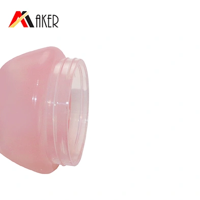 Wholesale supply empty 20g PP plastic cosmetic face cream jar packaging with plastic screw lid and clear inner cap