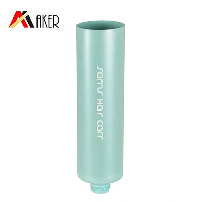 New design 200ml pearlized green LDPE plastic cosmetic hair conditioner tube shampoo tube packaging with luxury acrylic cap