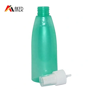 Empty 150ml PET cosmetic facial toner plastic mist spray bottle