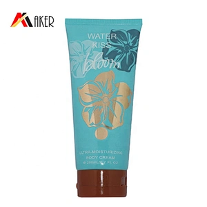 200ml LDPE Plastic Empty Body Cream Lotion Tube with plastic flip top cap