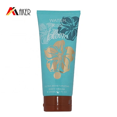 200ml LDPE Plastic Empty Body Cream Lotion Tube with plastic flip top cap