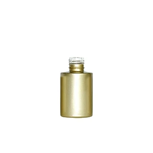 luxury custom 20ml gold glass personal care packaging skin care lotion cream lotion pump glass bottle