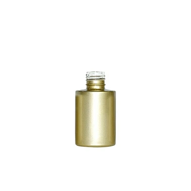 luxury custom 20ml gold glass personal care packaging skin care lotion cream lotion pump glass bottle