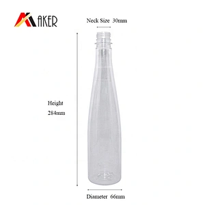 Wholesale price 600ml clear PET bpa free water bottle with tamper proof screw cap