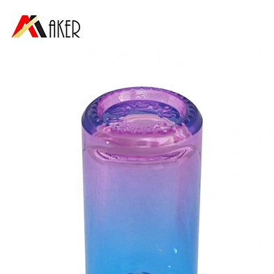 Manufacturer empty square colorful mini 5ml body deodorant glass roll on bottle