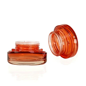 empty 50g 2oz personal care cosmetic packaging glass jar for body cream face cream skin care cream