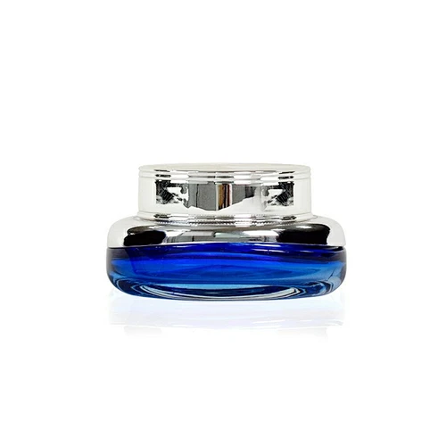 clear 30g 1oz skin care hand cream serum personal care glass lid cosmetic packaging jar