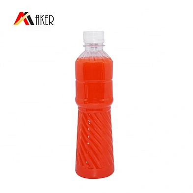 Empty Clear 500ml Disposable PET Plastic Luxury Mineral Water Bottle with Plastic Tamper Proof Screw Cap