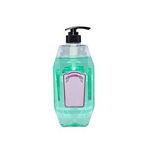 900ml plastic pet skin care packaging shampoo pump hair care bottle
