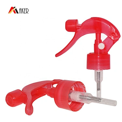 Hot sale design empty 250ml HDPE plastic detergent trigger spray bottle packaging with red plastic trigger sprayer